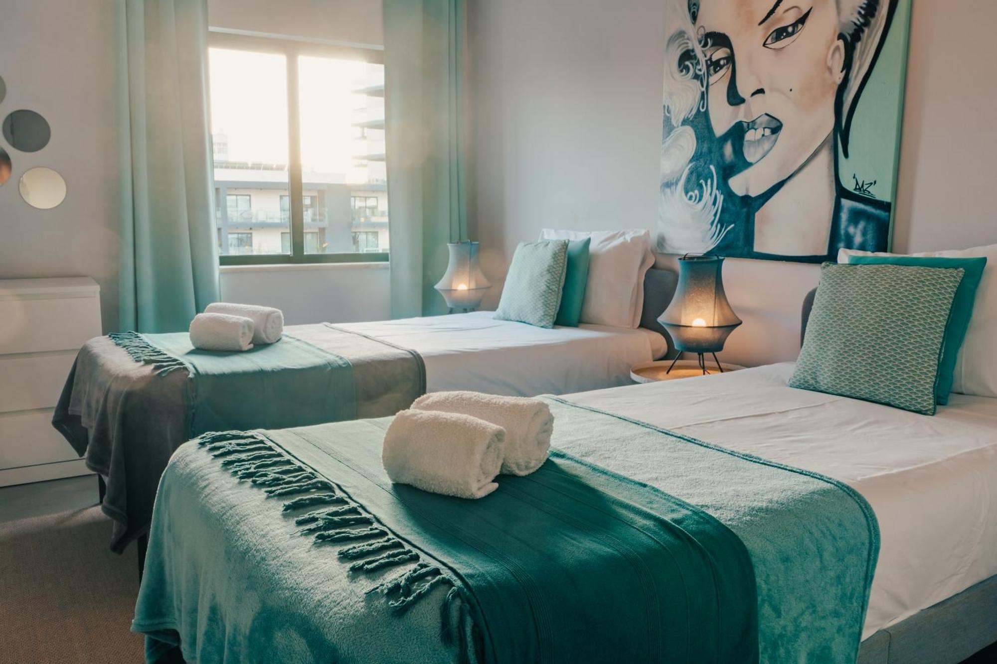 Comfort Zone Beach Apartment Quarteira Bagian luar foto